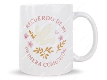 Taza Regalo Comunión Paloma
