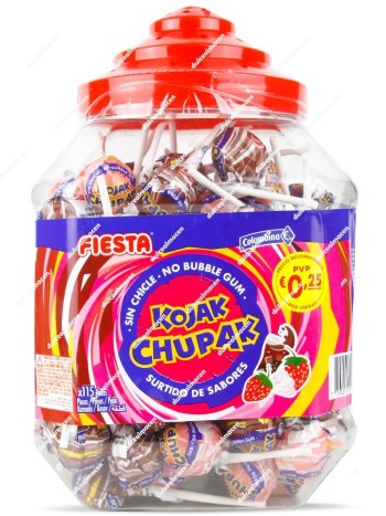 Fiesta Kojak Chupak 115 uds