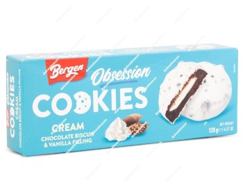 Bergen Cookies de Chocolate Rellena de Crema de Vainilla