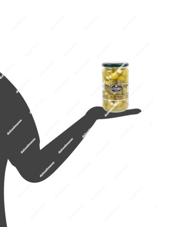 La Encajera Aceituna Rellena de Almendra Tarro de Cristal 780 gr