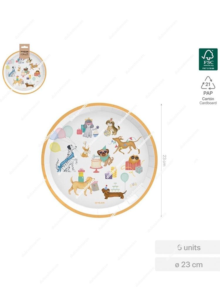 Oh Yeah! Platos Perritos 23 cm
