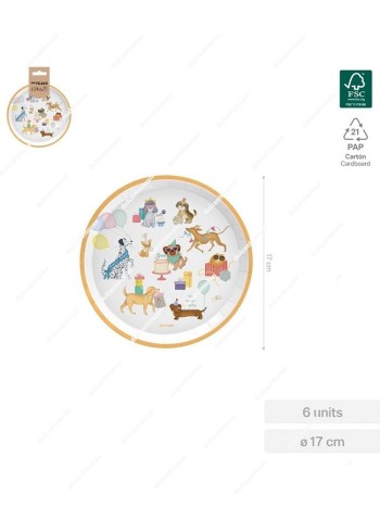 Oh Yeah! Platos Perritos 17 cm