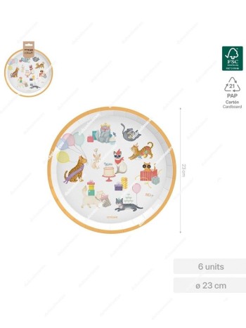 Oh Yeah! Platos Gatitos 23 cm