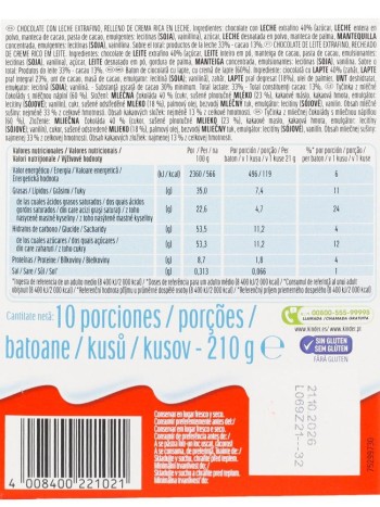 Kinder Maxi 10 uds