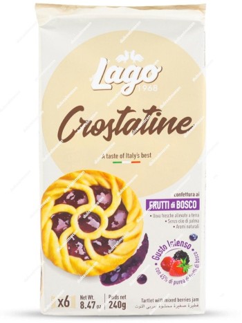 Lago Crostatine Frutos del Bosque 240 gr.