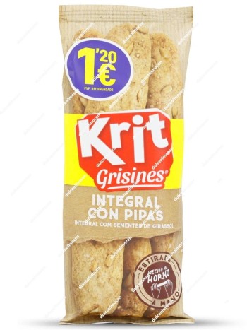 Krit Grisines Integral con Pipas 70 gr.