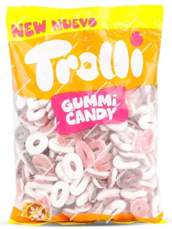 Trolli Mini Aros Fresa 1 kg