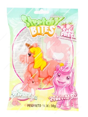 Stretchy Bites Dino & Unicornio 12 uds