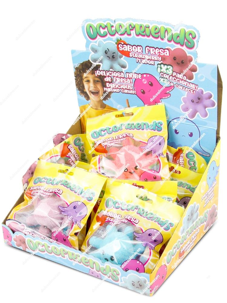 Octofriends Nubes Pulpos Sabor Fresa 12 uds