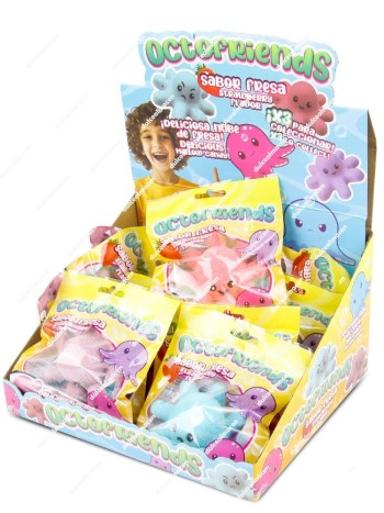 Octofriends Nubes Pulpos Sabor Fresa 12 uds