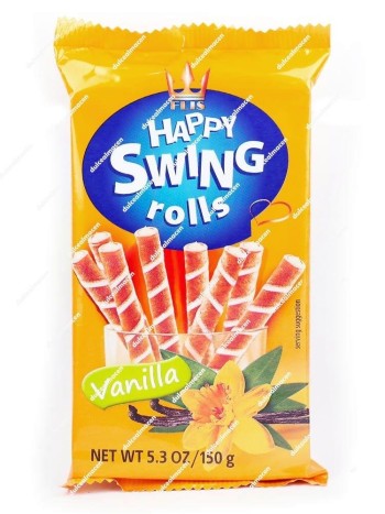 Flis Happy Swing Rolls Barquillo Relleno Vainilla 150 gr
