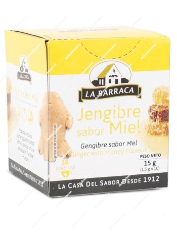 Barraca Infusiones Té Jengibre y Miel 10 uds