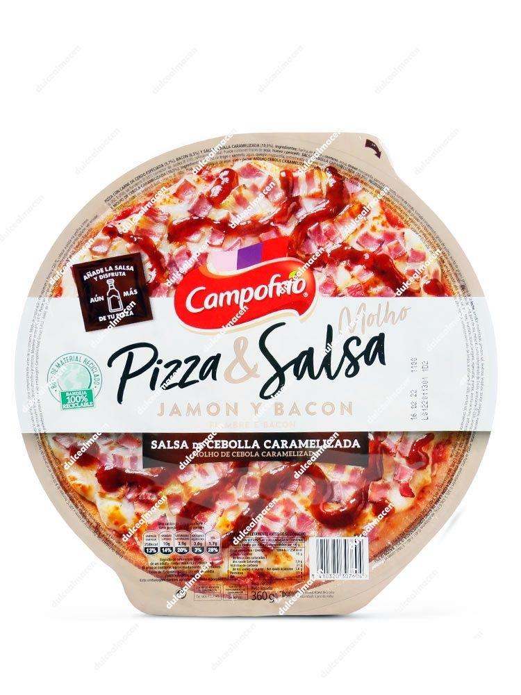 Campofrio pizza jamon y bacon 360 gr