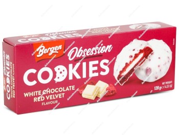 Bergen Cookies Rellenas Red Velvet 128 gr.