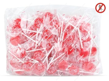 Cerdan piruletas redonda cereza 100 uds
