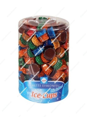 Agruconf Ice Cups Cestas Chocolate 200 uds