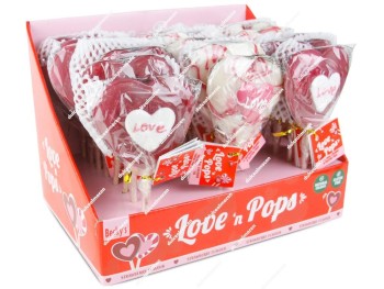Piruleta Love Corazón 75g